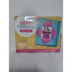 CrossStitcher Sweet Celebrations Luxury Card Kit Birthday Cupcake